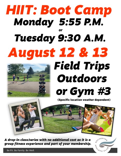 HIIT Boot Camp August 2019