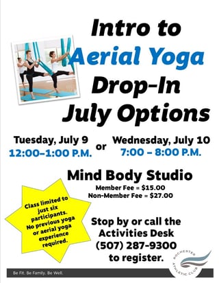 Intro to Aerial Yoga July 2019