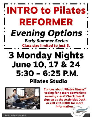 Pilates Intro to Reformer