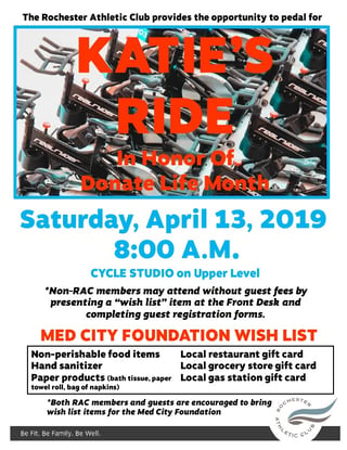 Katie's Ride 2019 Poster