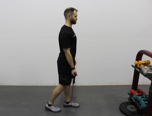 JL Band Bicep Curl Start